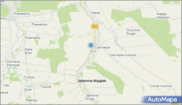 mapa Duża Strona, Duża Strona na mapie Targeo